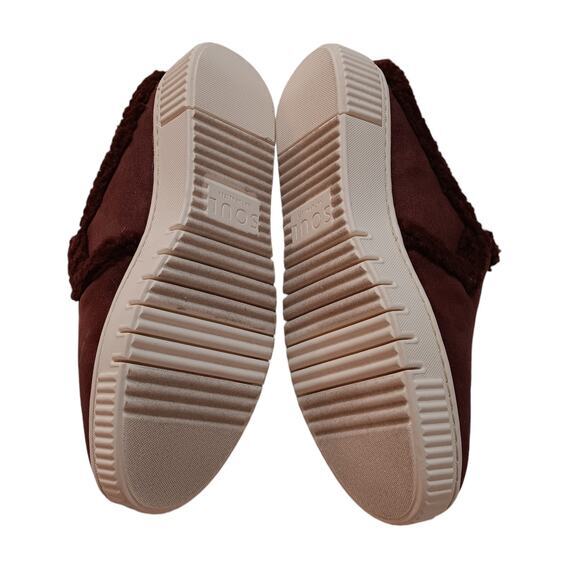 NEW NATURALIZER SOUL Slip‎ On Mules Comfort Shoes Size 9 Burgundy Rubber Sole - Picture 5 of 8